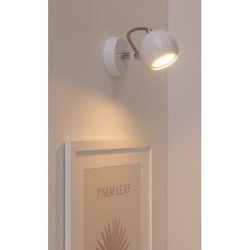 Lea Kinkiet 1xGU10 50W Biały/Chrom