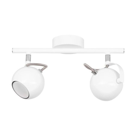 Lea Listwa Sufitowa 2xGU10 6W Biały/Chrom