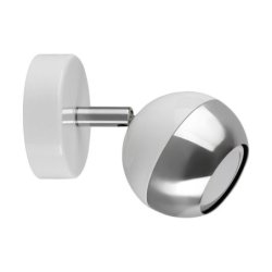 Bianca Kinkiet 1xGU10 50W Biały/Chrom