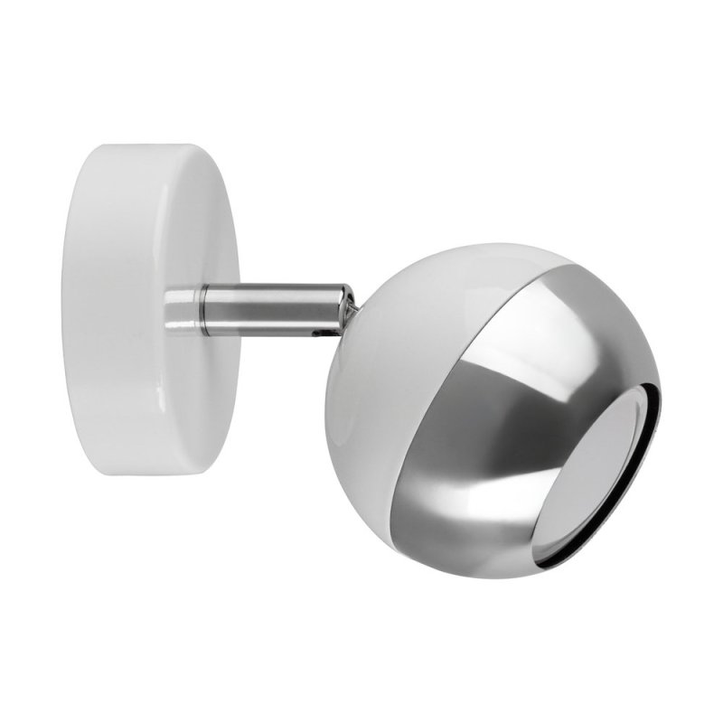 Bianca Kinkiet 1xGU10 50W Biały/Chrom