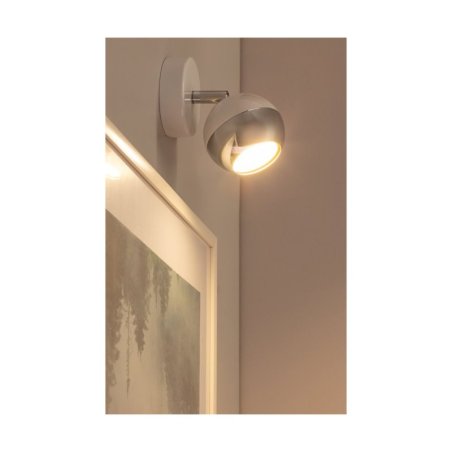 Bianca Kinkiet 1xGU10 50W Biały/Chrom