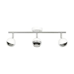 Bianca Listwa Sufitowa 3xGU10 50W Biały/Chrom