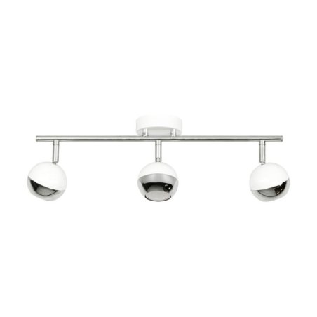 Bianca Listwa Sufitowa 3xGU10 50W Biały/Chrom