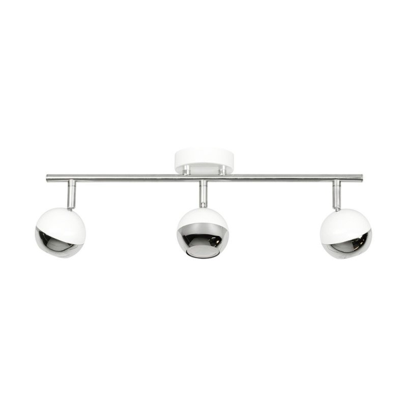 Bianca Listwa Sufitowa 3xGU10 50W Biały/Chrom