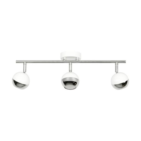 Bianca Listwa Sufitowa 3xGU10 50W Biały/Chrom