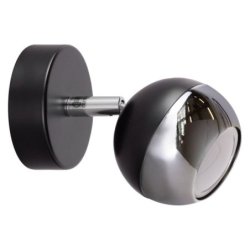 Bianca Kinkiet 1xGU10 Max.50W Czarny/Chrom