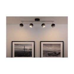 Bianca Listwa Sufitowa 4xGU10 50W Czarny/Chrom