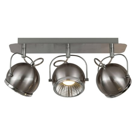 Ball Listwa Sufitowa incl. 3xGU10 LED 6W Satyna