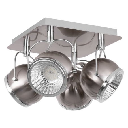 Ball Lampa Sufitowa incl. 4xGU10 LED 6W Satyna