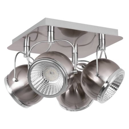 Ball Lampa Sufitowa incl. 4xGU10 LED 6W Satyna