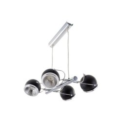 Ball Zwis incl. 4xGU10 LED 6W Czarny