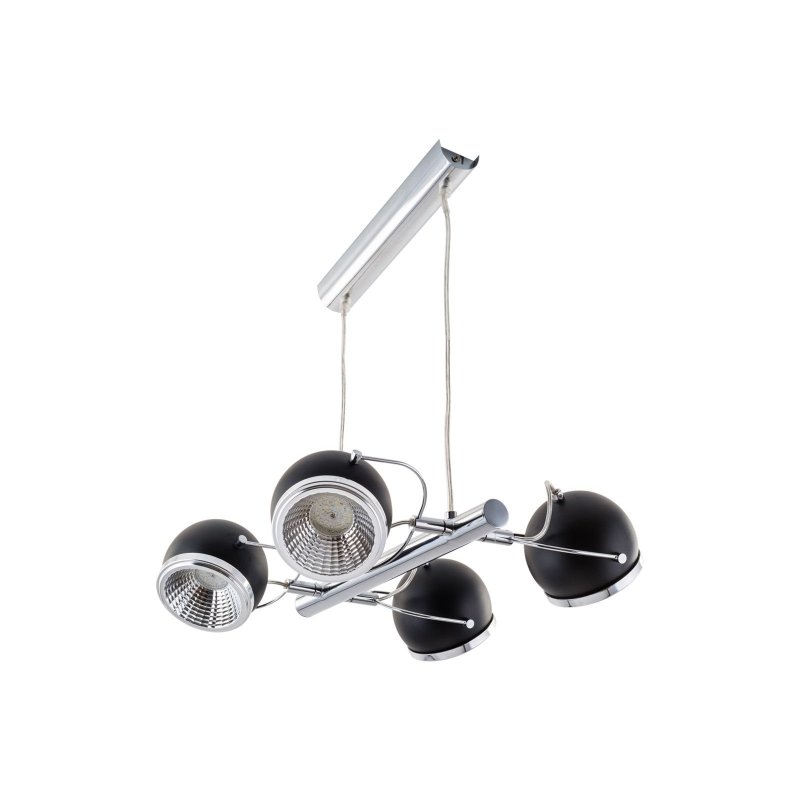 Ball Zwis incl. 4xGU10 LED 6W Czarny