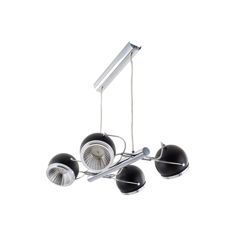 Ball Zwis incl. 4xGU10 LED 6W Czarny