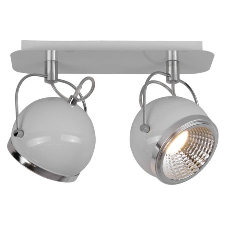 Ball Listwa Sufitowa incl. 2xGU10 LED 6W Biały