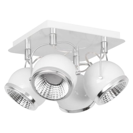 Ball Plafon incl. 4xGU10 LED 6W Biały