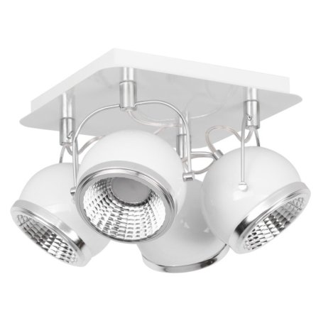 Ball Plafon incl. 4xGU10 LED 6W Biały