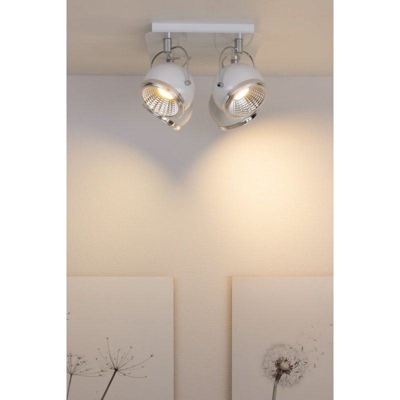 Ball Plafon incl. 4xGU10 LED 6W Biały