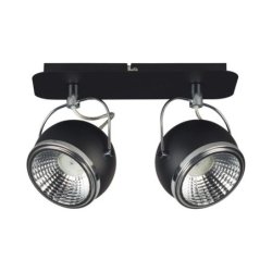 Ball Listwa Sufitowa incl. 2xGU10 LED 6W Czarny