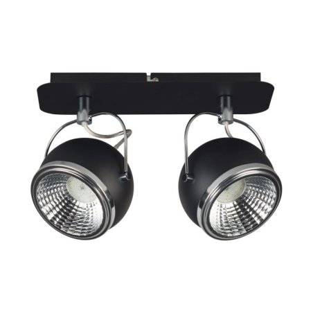 Ball Listwa Sufitowa incl. 2xGU10 LED 6W Czarny