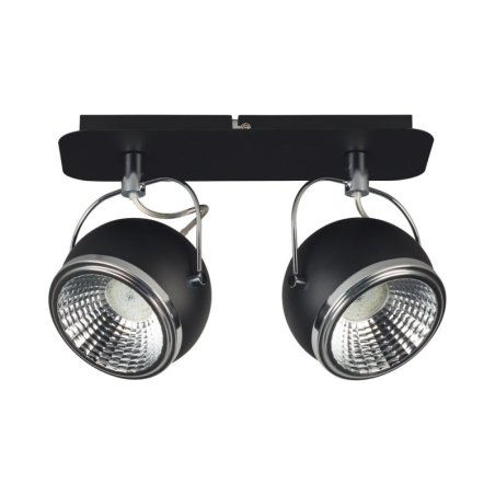 Ball Listwa Sufitowa incl. 2xGU10 LED 6W Czarny
