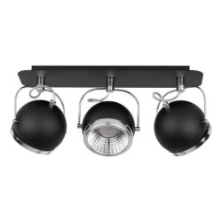 Ball Listwa Sufitowa incl. 3xGU10 LED 6W Czarny