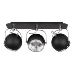 Ball Listwa Sufitowa incl. 3xGU10 LED 6W Czarny