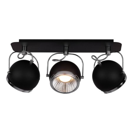 Ball Listwa Sufitowa incl. 3xGU10 LED 6W Czarny