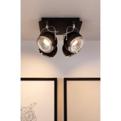 Ball Plafon incl. 4xGU10 LED 6W Czarny