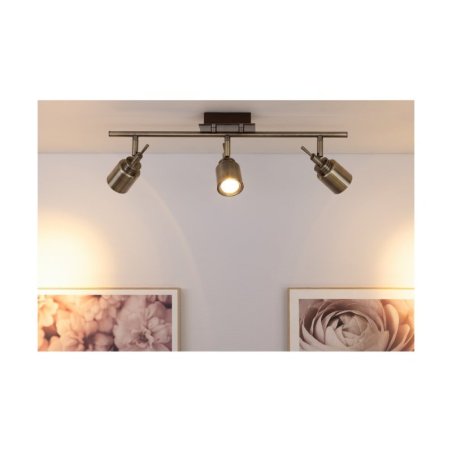 Vera Listwa Sufitowa 3xGU10 35W Patyna