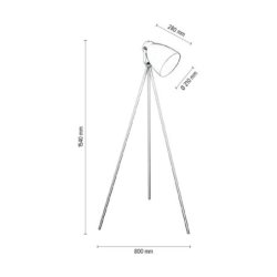 Marla Lampa Stojąca 1xE27 60W Biały