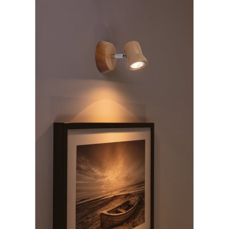 Venla Kinkiet incl. 1xLED GU10 4,5W 360lm 3000k Brzoza/Chrom