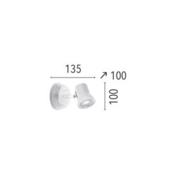 Venla Kinkiet incl. 1xLED GU10 4,5W 360lm 3000k Brzoza/Chrom