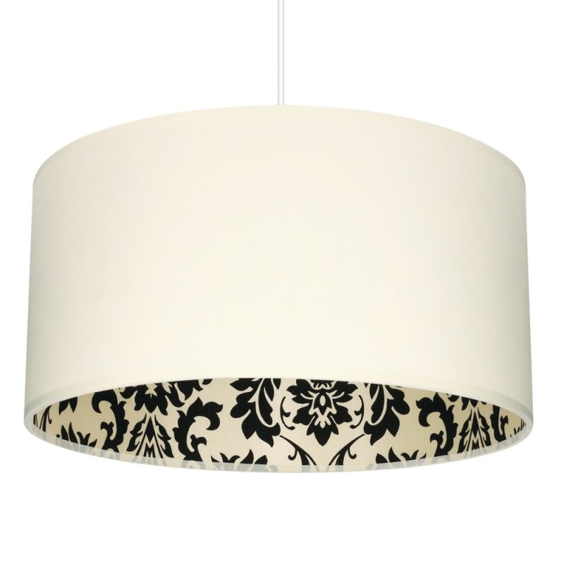 Separato In Bianco Lampa wisząca 1XE27 60W Kremowy/Czarny