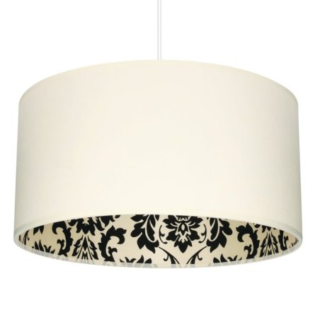 Separato In Bianco Lampa wisząca 1XE27 60W Kremowy/Czarny