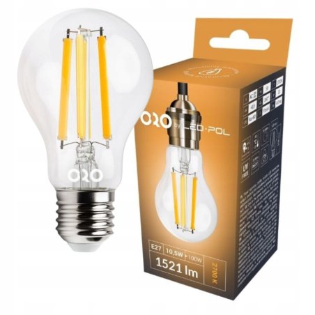 ŻARÓWKA LED E27 CLARO 10,5W DW NEUTRALNE ŚWIATŁO