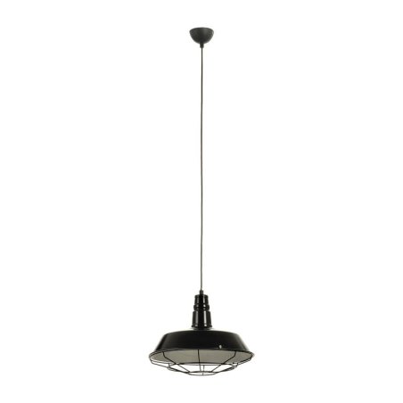 Lofti Lampa Wisząca 1xE27 Max.60W Czarny/Czarny/Czarny-Biały