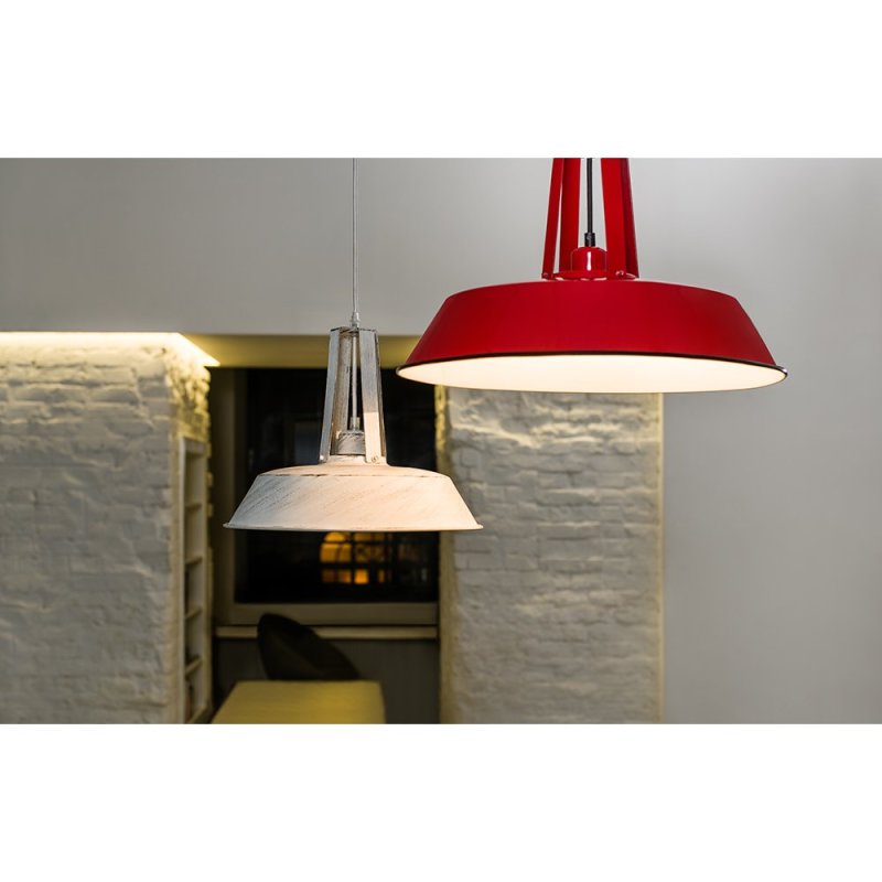 Alvar Lampa wisząca 1xE27 60W Biały Antyczny