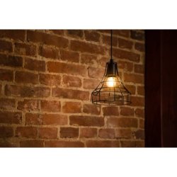 Outline Lampa Wisząca 1xE27 Max.60W Czarny/Czarny/Czarny