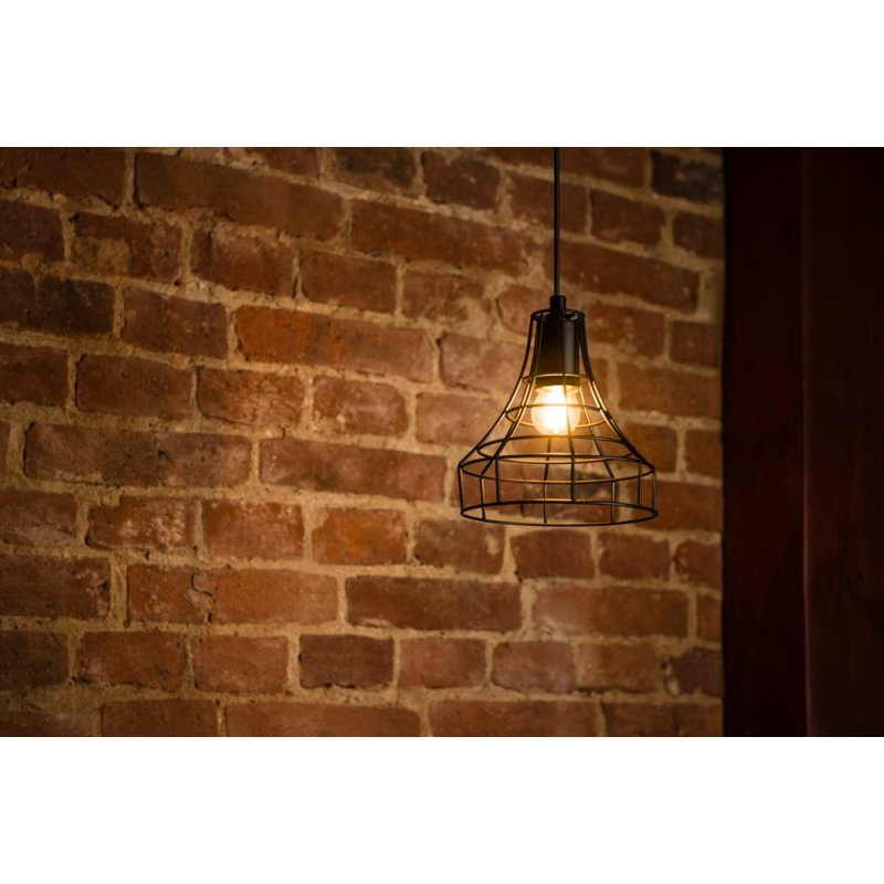 Outline Lampa Wisząca 1xE27 Max.60W Czarny/Czarny/Czarny