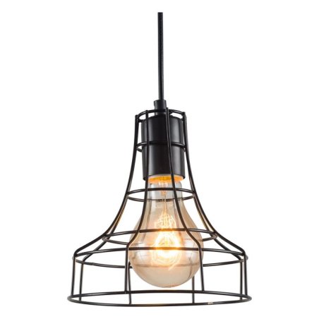 Outline Lampa Wisząca 1xE27 Max.60W Czarny/Czarny/Czarny