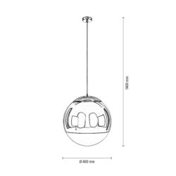 Gino Zwis 1xE27 60W Chrom