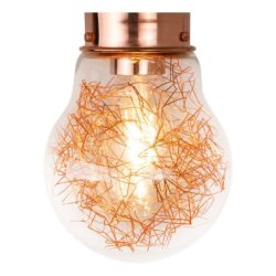 Bulb Lampa Sufitowa 1xE27 60W Miedź
