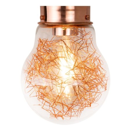 Bulb Lampa Sufitowa 1xE27 60W Miedź