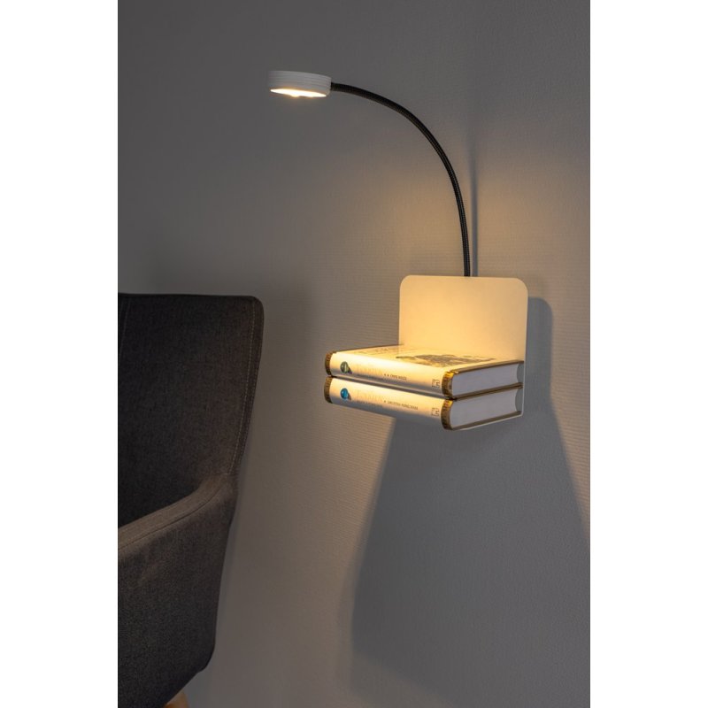 Arles Kinkiet Incl.1xLED 3W Biały/Czarny