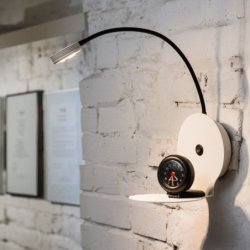 Arles Kinkiet Incl.1xLED 3W Biały/Czarny