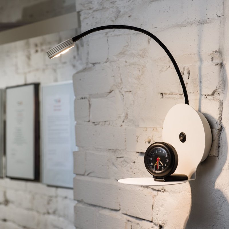 Arles Kinkiet Incl.1xLED 3W Biały/Czarny