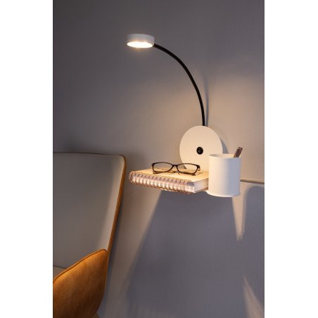 Arles Kinkiet Incl.1xLED 3W Biały/Czarny