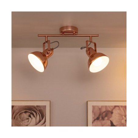 Edit Lampa Sufitowa 2xE27 Max.60W Miedź
