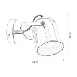 Inga Kinkiet 1xE27 60W Miedź