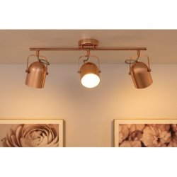 Inga Lampa Sufitowa 3xE27 60W  Miedź